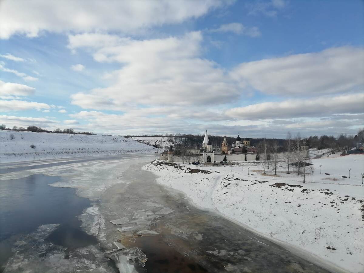 Г.Старица, река Волга. 18 марта 2024