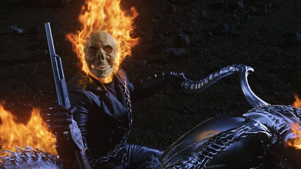 "Призрачный гонщик" (Ghost Rider, 2007). Источник: изображение взято в свободном доступе из интернета (Кинопоиск).