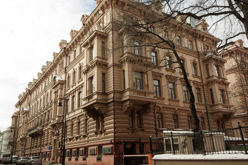 Дом №3 в Романовом переулке в Москве