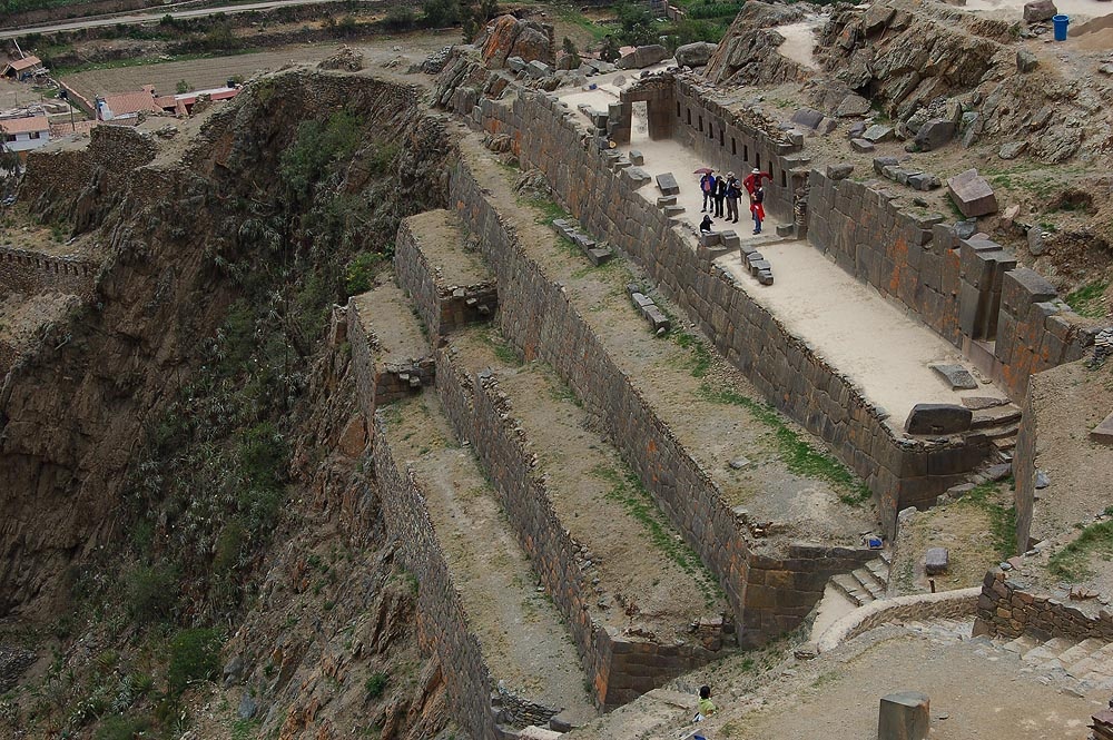 Террасы в комплексе Ольянтайтамбо (Перу)