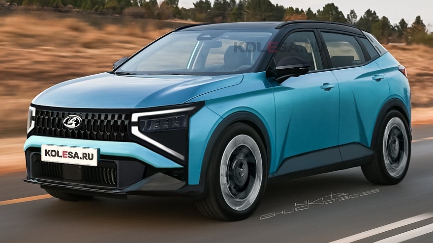    Рендер нового кроссовера Lada