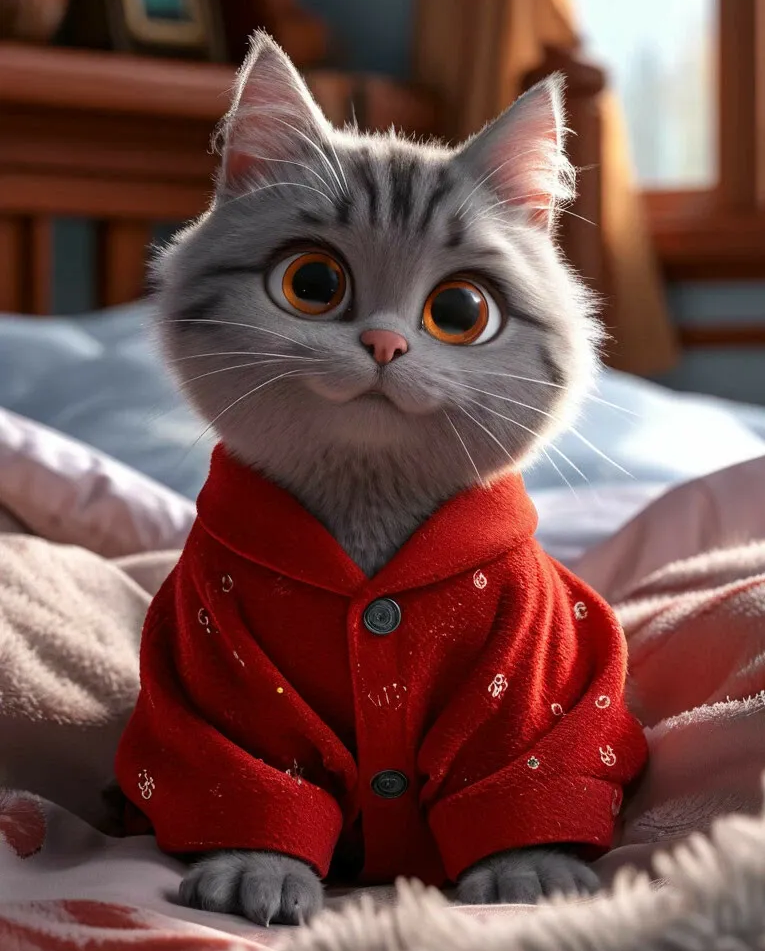 Я проснулся, кот в пижаме.