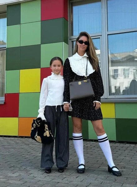   Агата Муцениеце с Мией, фото: соцсети