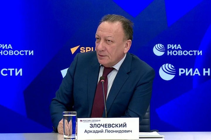 Объемы валовой продукции растениеводства в прошлом году упали более чем на 7%, утверждает Аркадий Злочевский. скриншот трансляции пресс-конференции