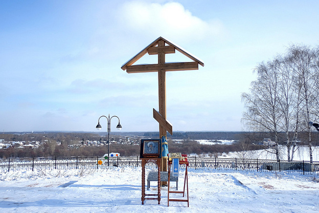    На месте будущей Феодоровской церкви прошёл торжественный молебен