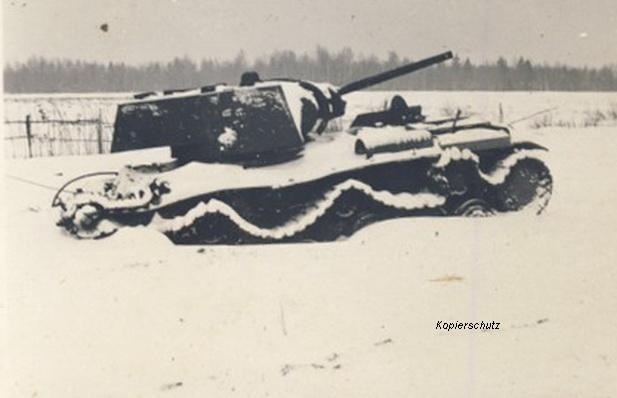 Танк КВ-1 производства ЧКЗ выпуска октября 1941 года