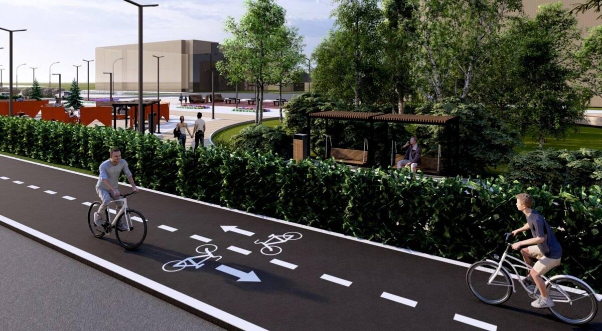    В Нижневартовске появится новый пешеходный бульвар с велодорожками