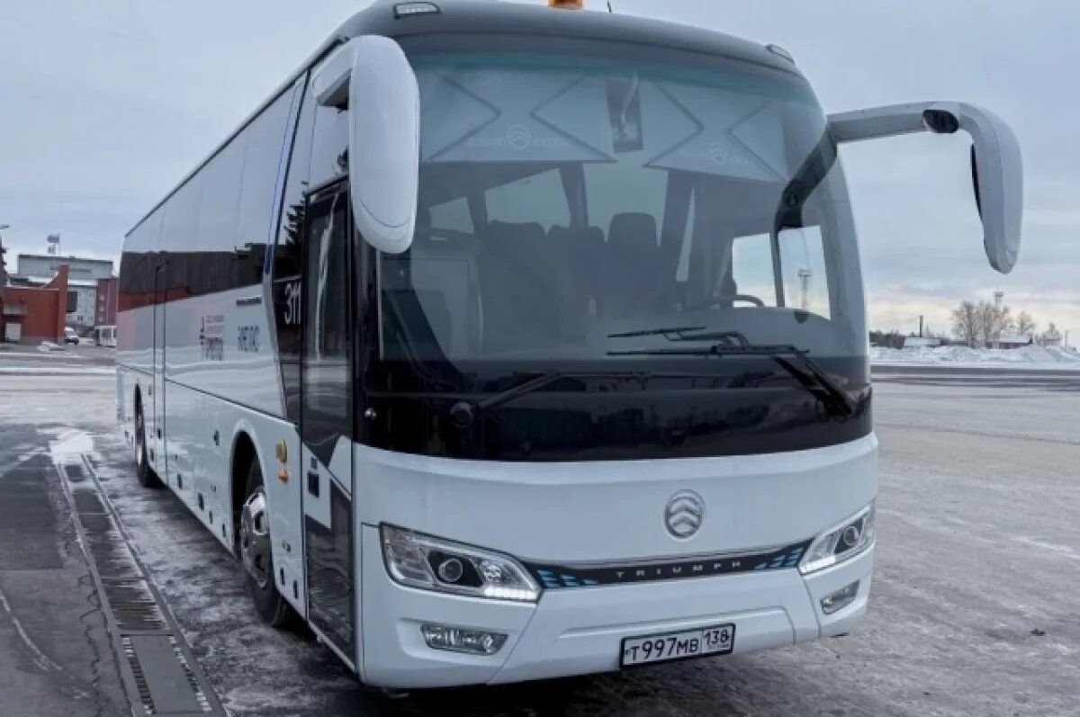    Три новых автобуса появились в аэропорту Иркутска