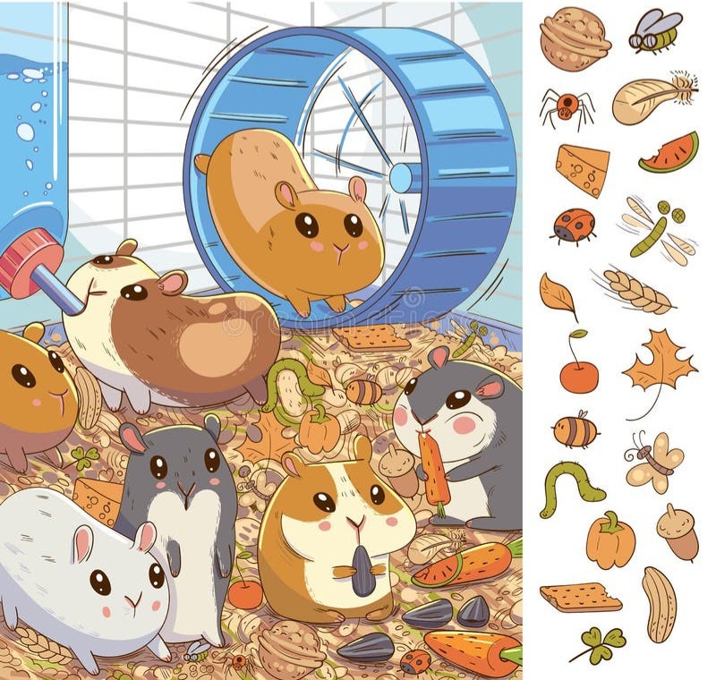 Найдите скрытые предметы