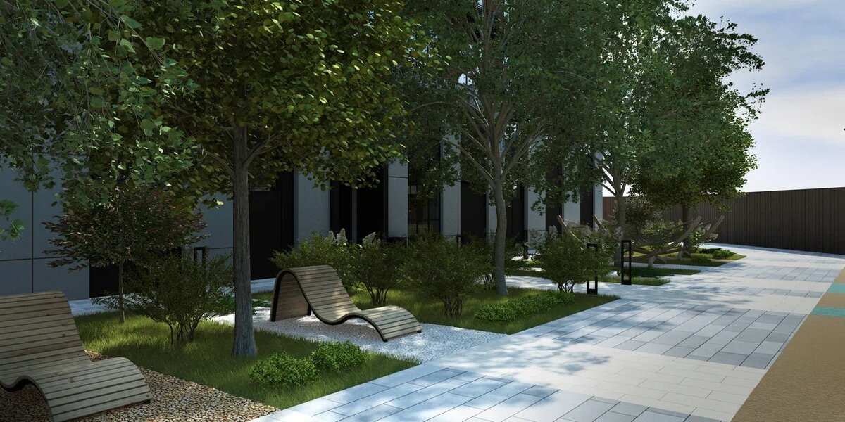 Зона отдыха ЖК "Бабайка" от ГК "Хорошо"