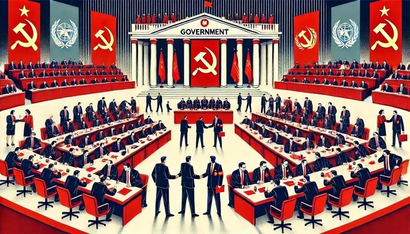 Создать карусель"Communist Party and Government: Negotiating Power and Policy"