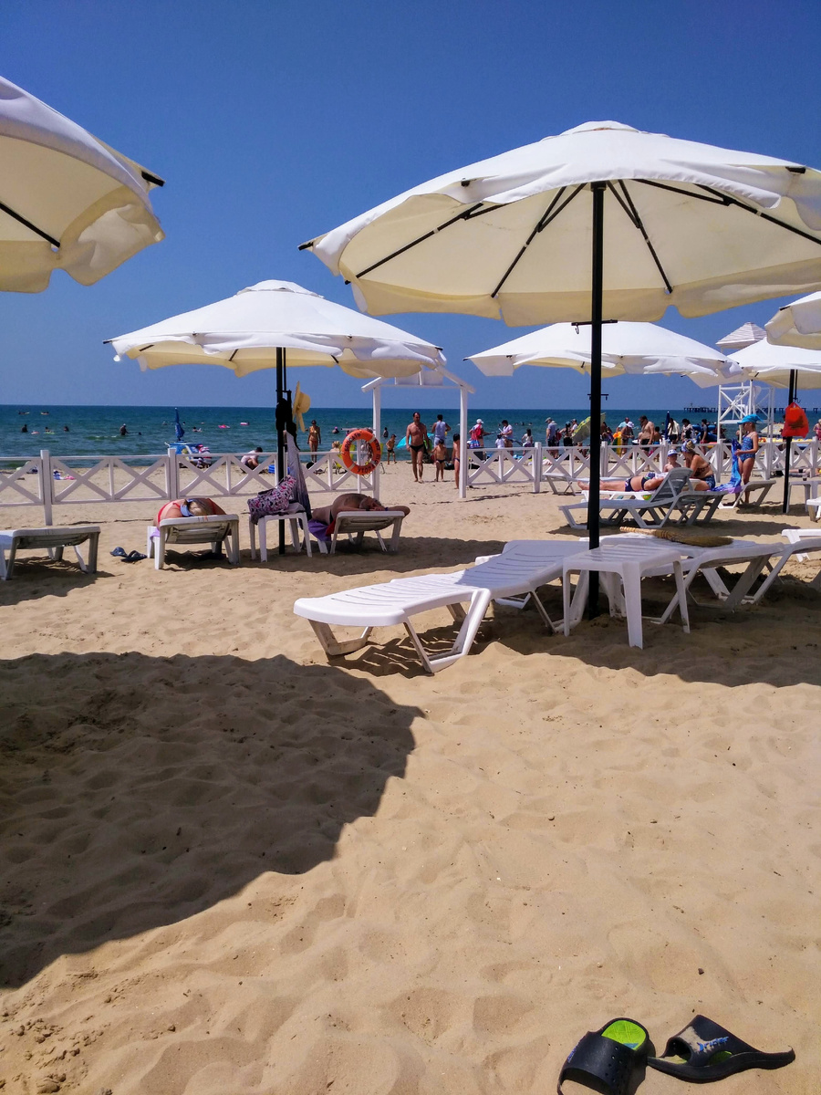 Пляж в Анапе