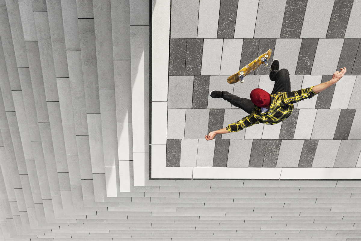     Скейтбординг: напряженность момента в объективе фотографа