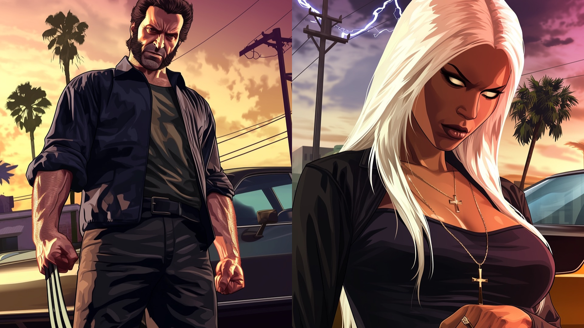 Нейросеть превратила Людей Икс в героев GTA