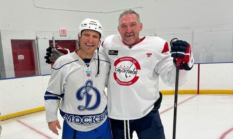 Дариус Каспарайтис и Александр Овечкин