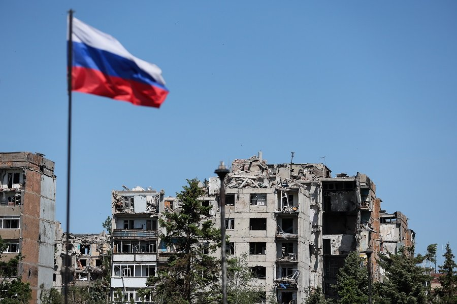 Жилые дома, разрушенные в результате обстрелов в Авдеевке - Фото: Дмитрий Ягодкин/ТАСС