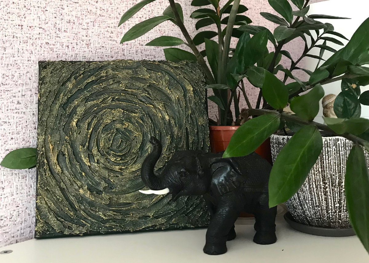 Виктория Мартюшева. Энергокартина «Мандала богатства» 2022 г.