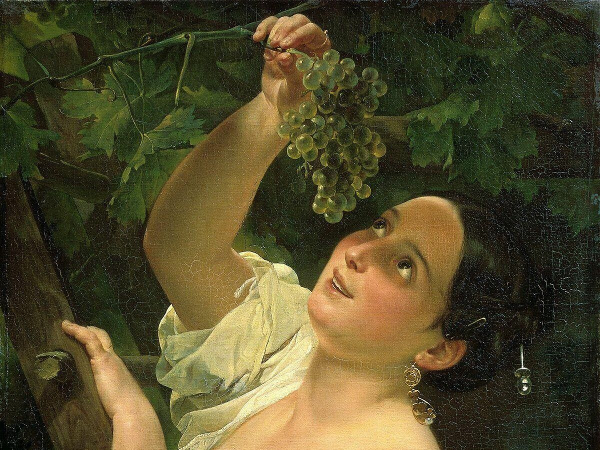 Карл Брюллов, "Итальянский полдень" (фрагмент)