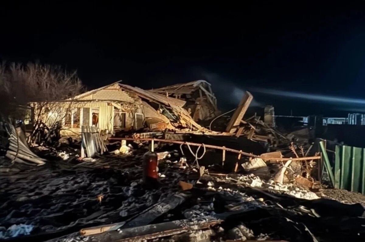    В Барышском районе взорвался 2-квартирный дом, пострадали два человека