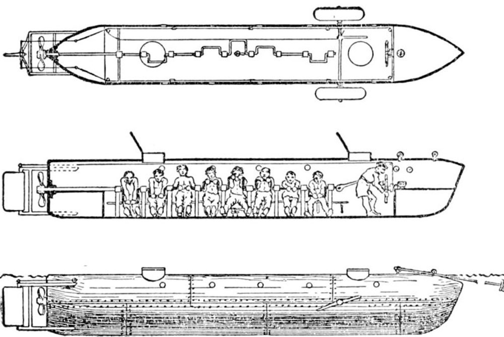 Схема подлодки