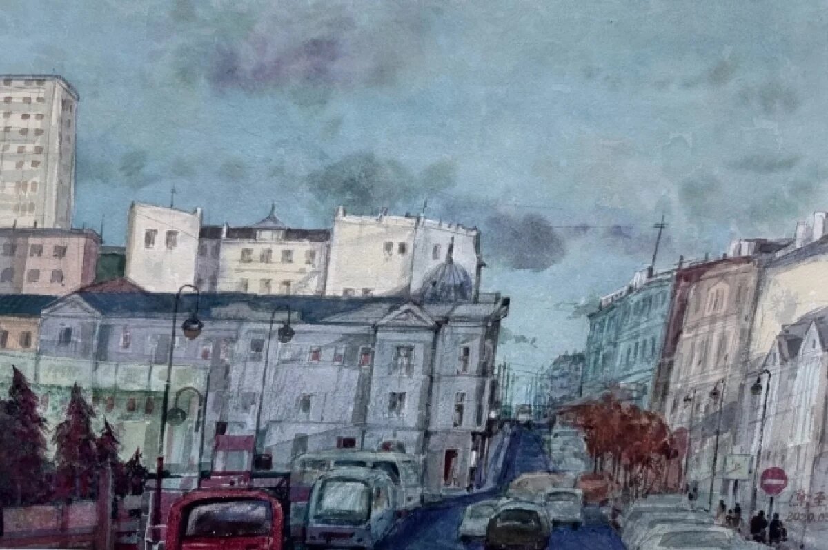    Зима во Владивостоке.