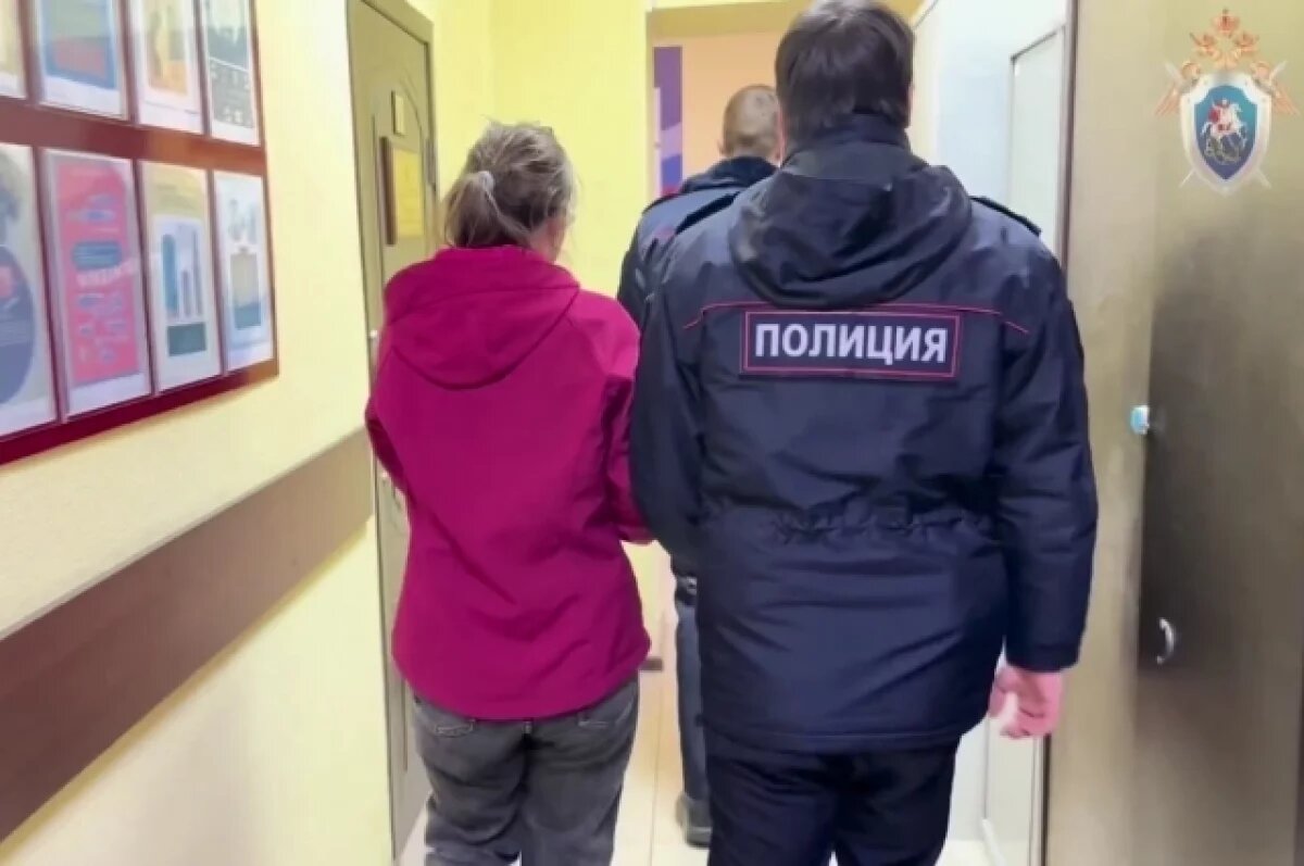    Задержание матери ребенка.