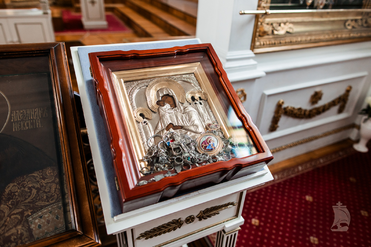 Икона «Взыскание погибших» на своём постоянном месте пребывания