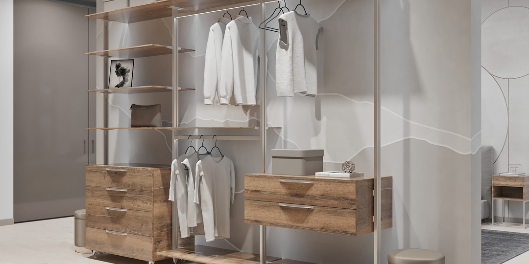 Трансформация гардеробной: почему вам нужна система с подсветкой