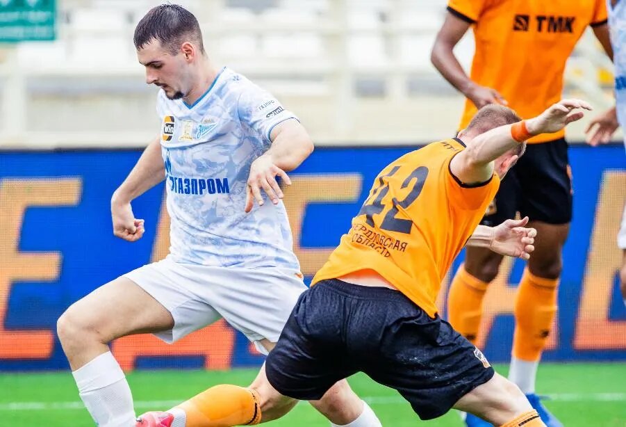 Первый матч Огнена Мимовича в сине-бело-голубой форме против «Урала»./ФОТО Вячеслава ЕВДОКИМОВА/ФК «ЗЕНИТ» /ТАСС