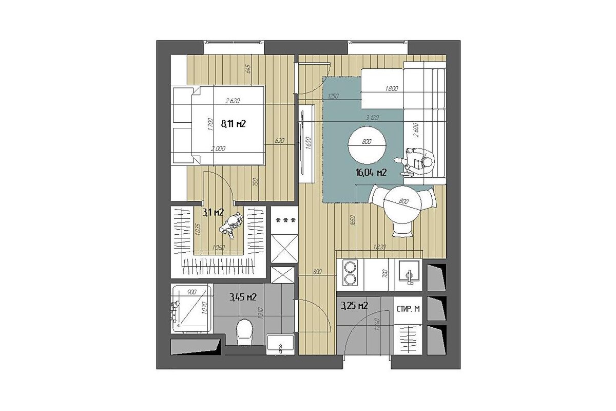 Итоговая планировка