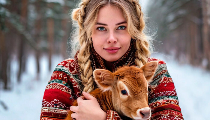 На 19 февраля в народном календаре выпадает Вукол Телятник. Фото: shedevrum.ai