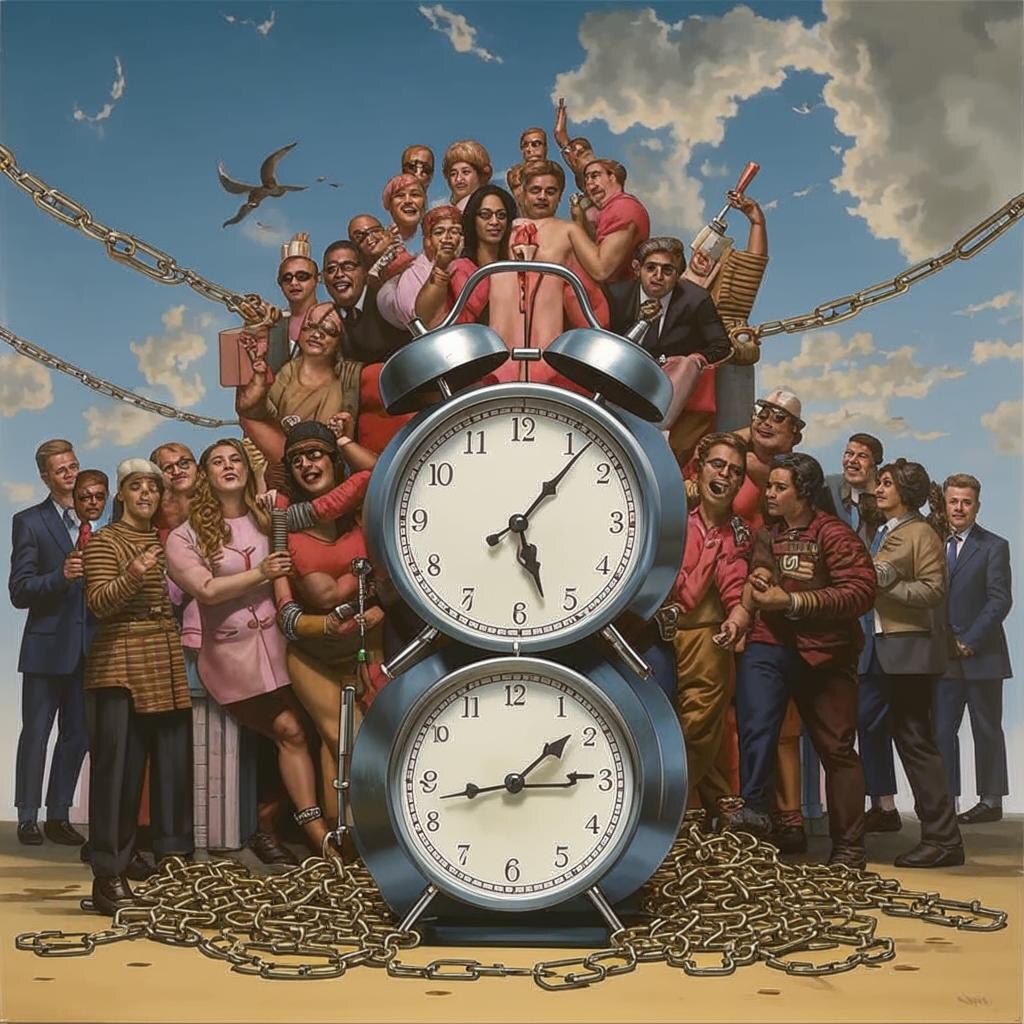 Как видит ИИ людей-систему