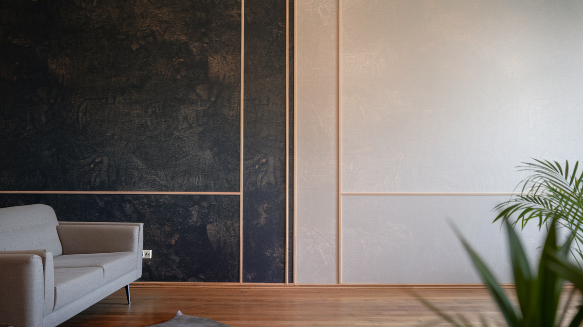 1. Вертикальное разделение – эффектный контраст