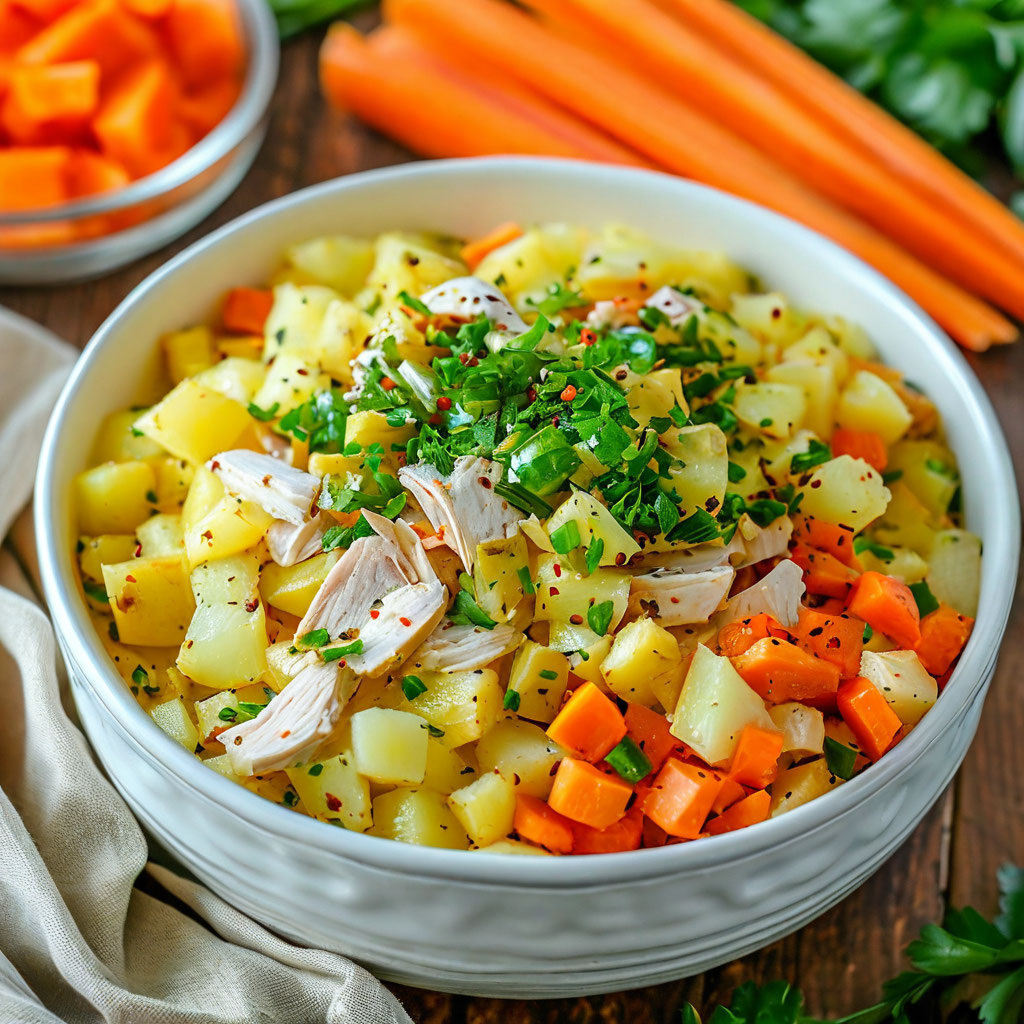 Салат «Столичный» — это популярный в России салат, который считается вариацией на тему салата оливье. В его состав обычно входят отварные картофель, морковь и яйца, маринованные огурцы или корнишоны, зелёный горошек, отварная курица или другое мясо, а также майонез.