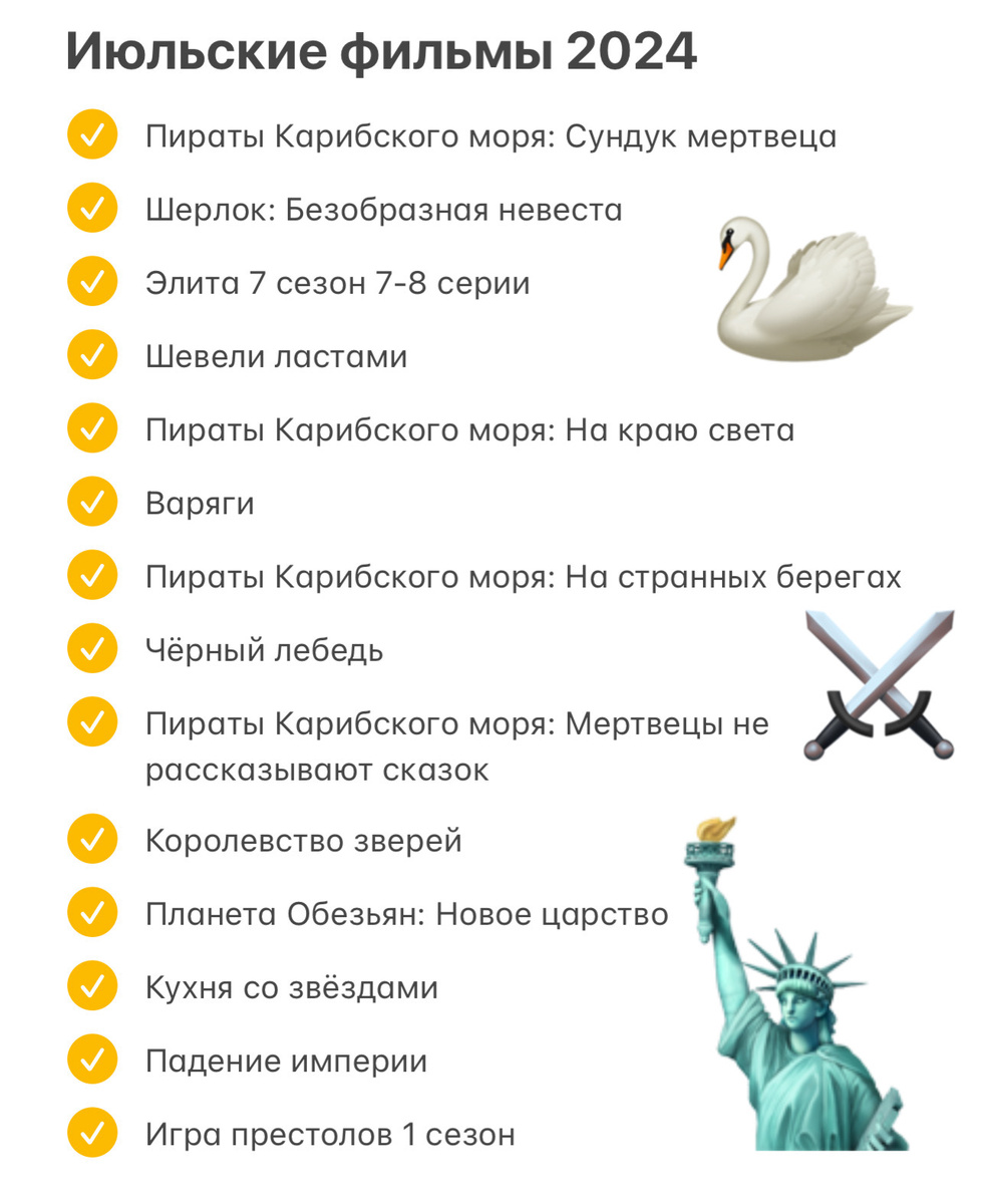 Кино-итоги за июль 2024