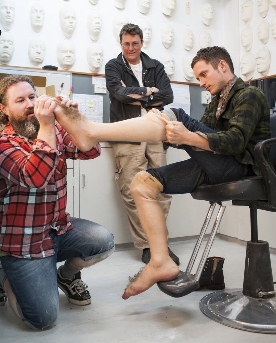 Вот так выглядят ноги хоббита для фильма "Хоббит: Неожиданное путешествие" (фото из аккаунта дизайнерской студии Wētā Workshop, Нельзяграм).