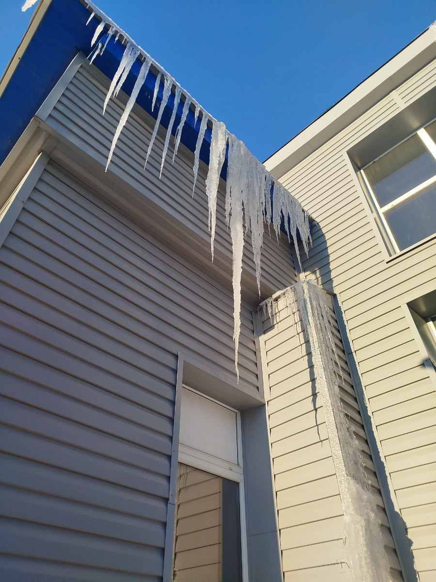 Вот какие сосуояки намерзли