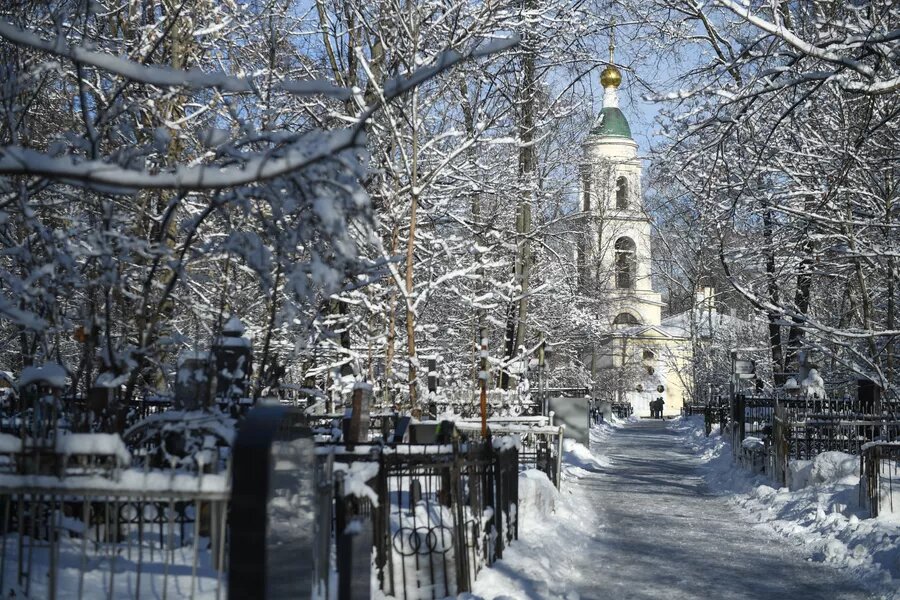 На одном из кладбищ
© РИА Новости / Евгений Одиноков