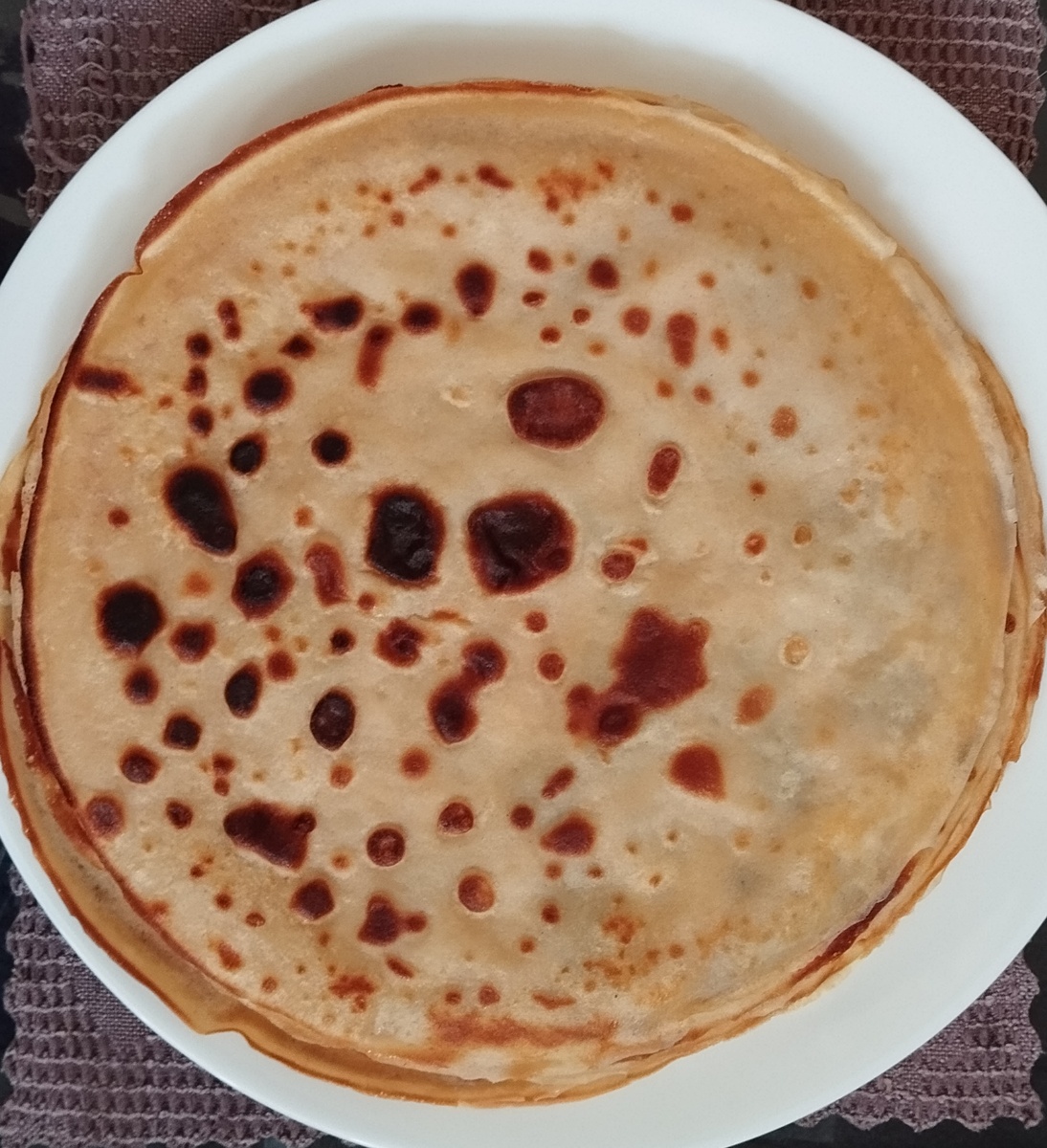 Просто блины на завтрак. Фото автора.