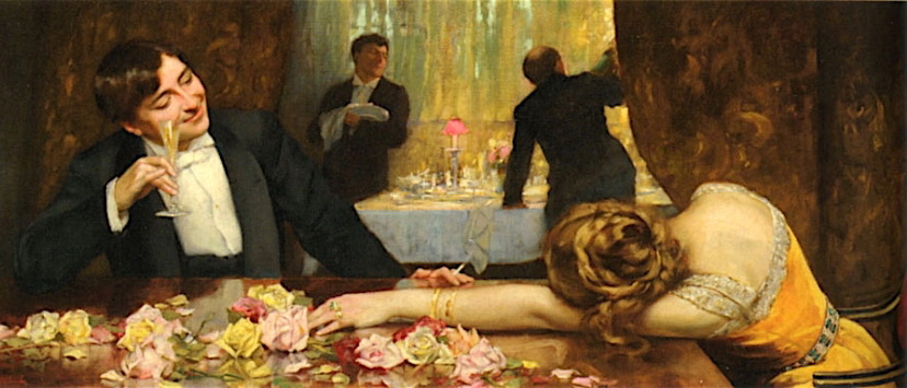 "Конец вечера", худ. William Arthur Breakspeare