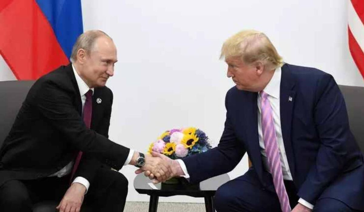     Путин и Трамп. Источник: ria.ru Автор фото: Илья Питалев