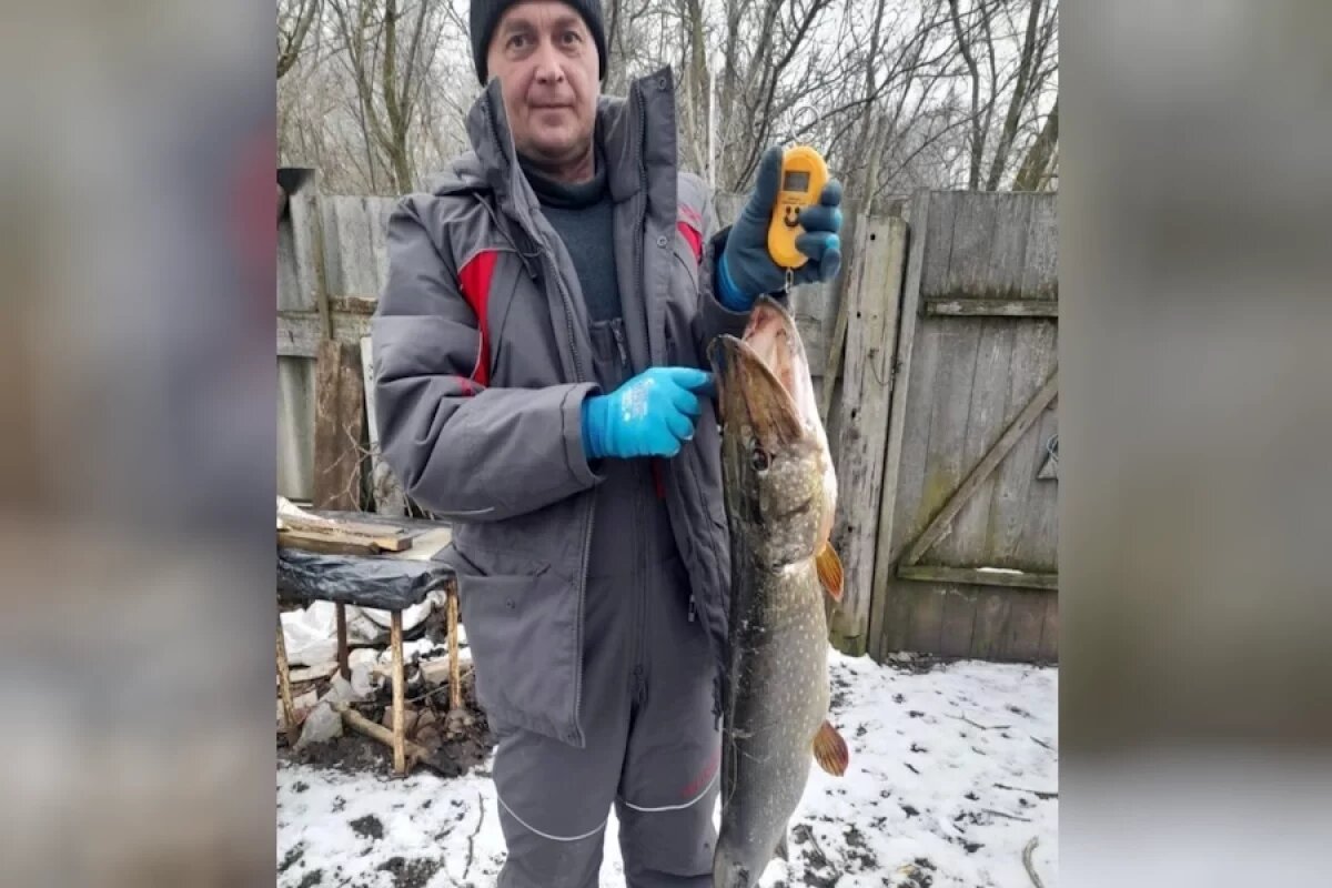    Урюпинцы поздравили михайловца с рекордным уловом под Еланью