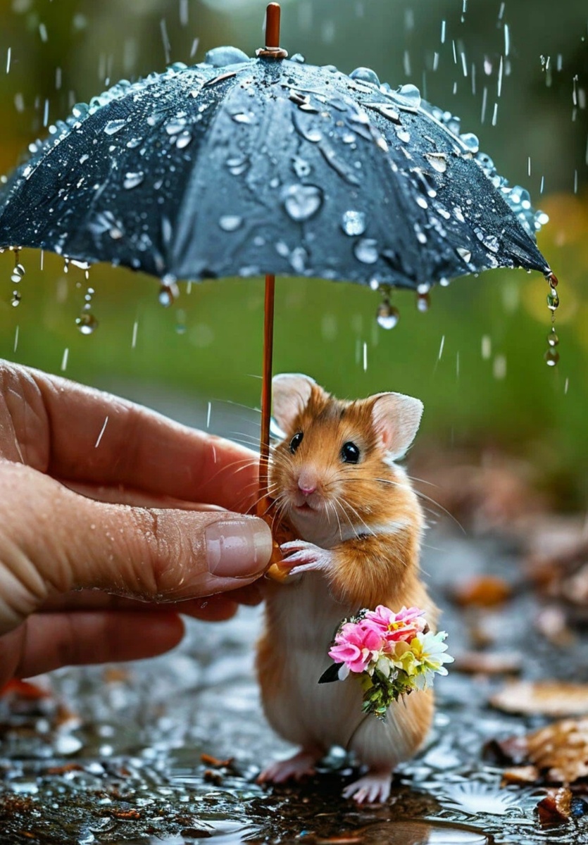 Зонтик 🌂 у мышки как символ пенсии,--взято из интернета с целью ознакомления. 