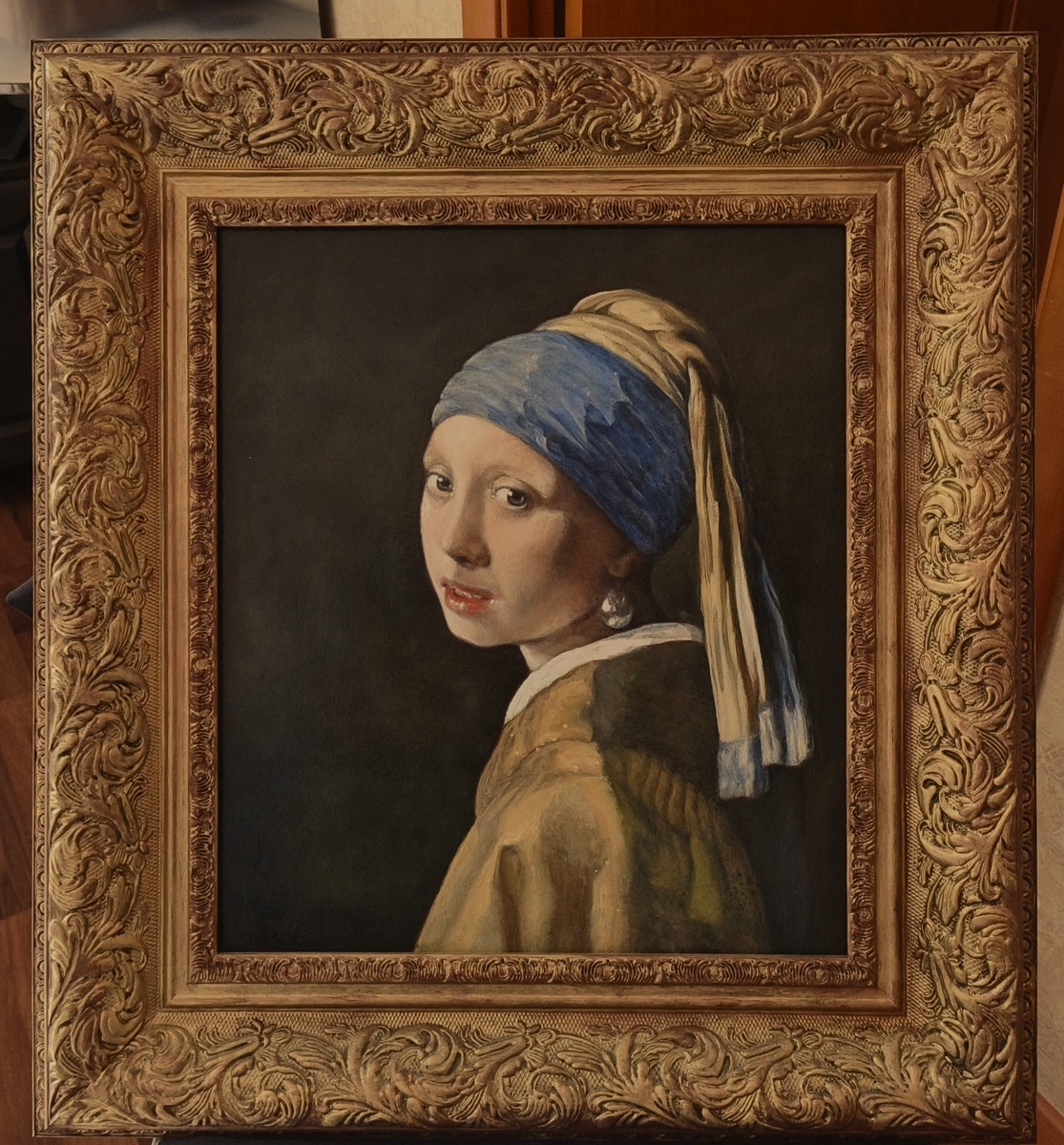 Копия картины Яна Вермеера "Девушка с жемчужной сережкой"