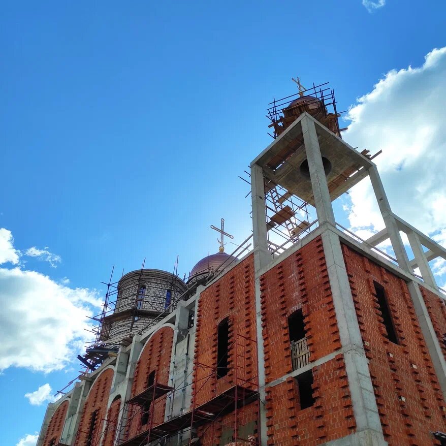 Строительство храма "Воскресение Словущее" , г.Москва м.Люблино