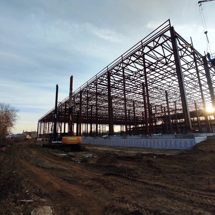 Строительство складского комплекса, г.Люберцы