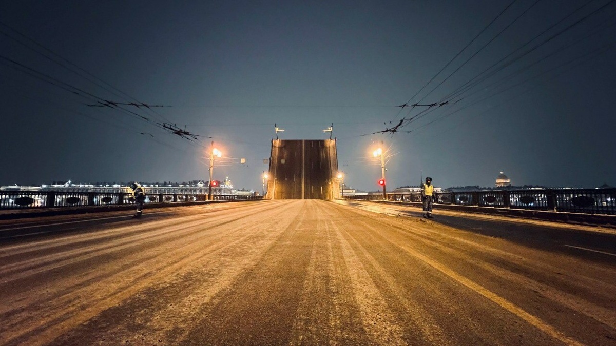     Источник: Пресс-служба СПб ГБУ «Мостотрест»