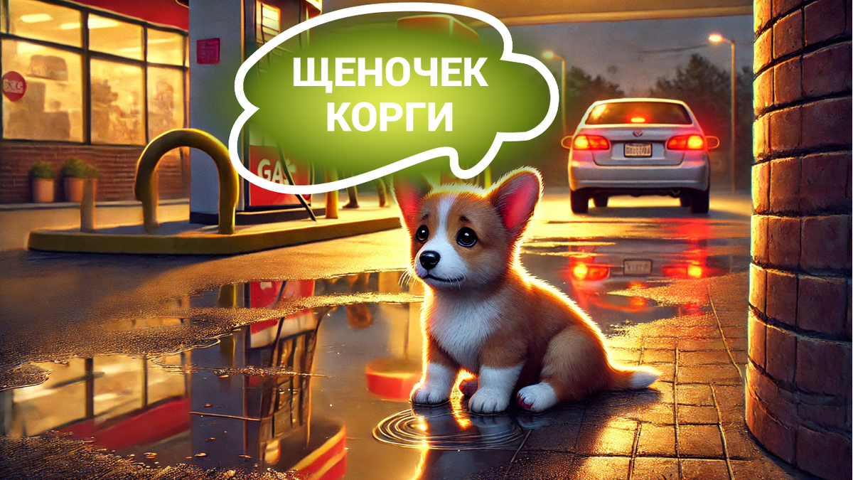 Как щенок корги потерялся, но нашёл свою семью