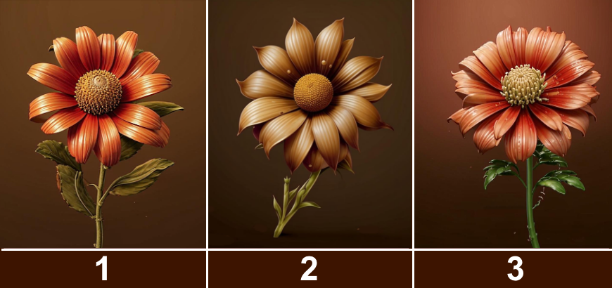 Выберите цветок 