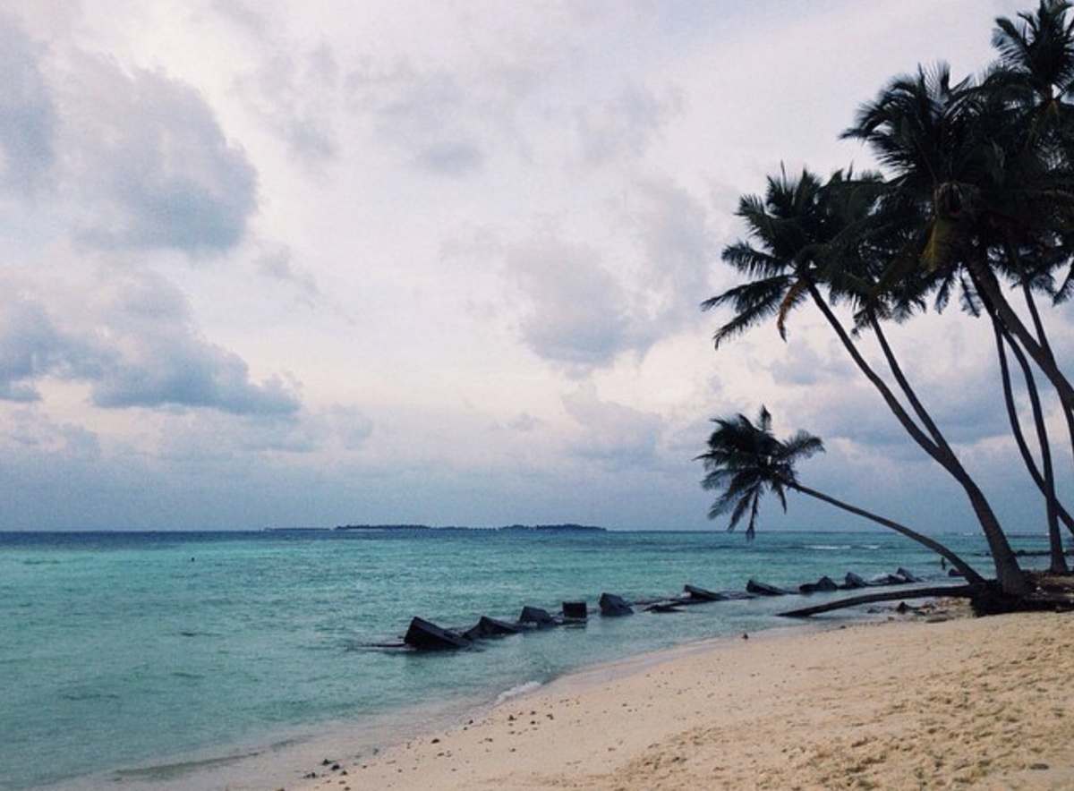 Закат на Мальдиввах
